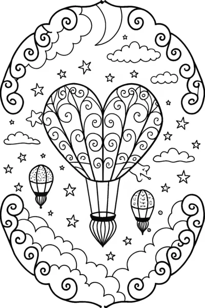Heart of Dreams Coloring Page