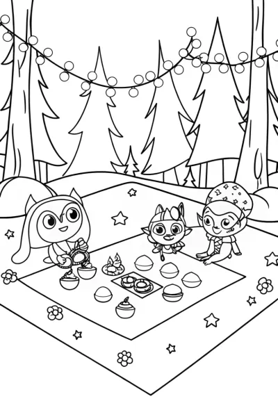 Whimsical Picnic in the Forest with Soraka and Chogath