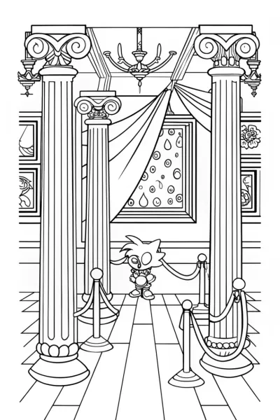 Super Sonic’s art gallery adventure