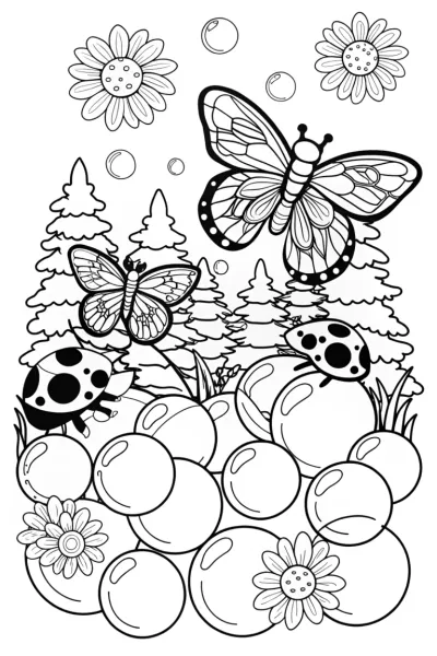 Insects at the summer bubble festival