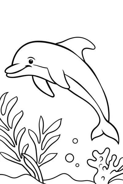 Dolphin underwater adventure