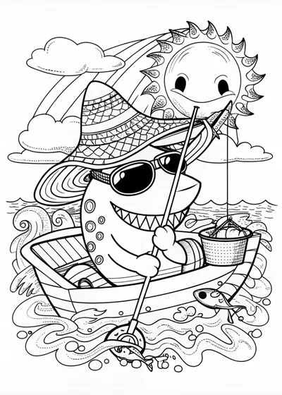 Sharky the Shark in the Ocean Adventure