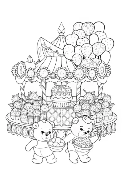 Care Bears food parade
