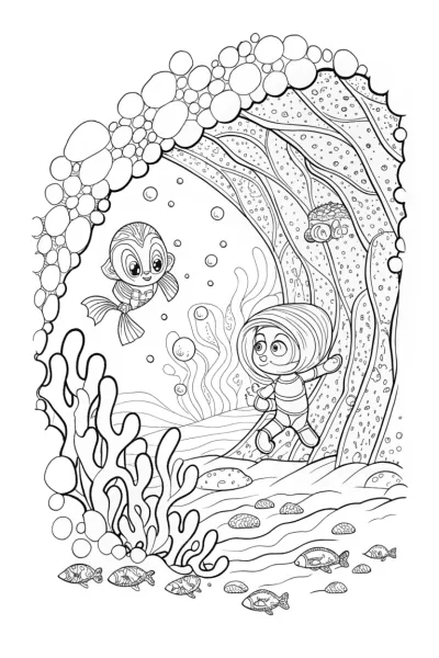 Octonauts’ Night Adventure Coloring Page
