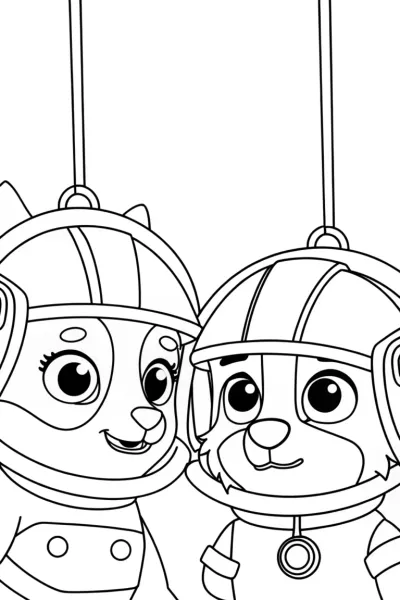 Bluey and Bingo underwater robots