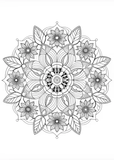 Blooming Floral Mandala