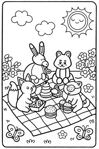 Rainbow Friends Picnic Adventure