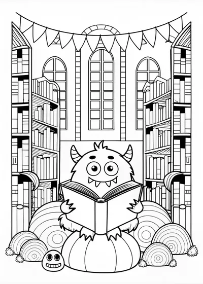 Bubbly the Monster’s Book Reading Adventure