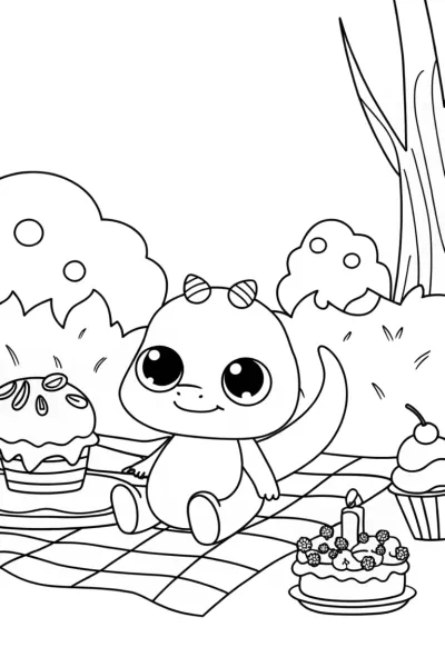 Axolotl’s enchanted picnic