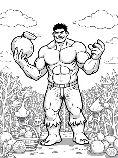 Hulk at the harvest festival