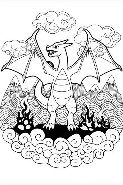Charizard Coloring Adventure