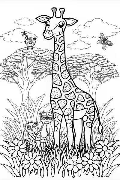 Color and Create with Gerry the Giraffe