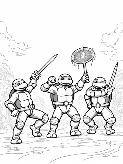 Teenage Mutant Ninja Turtles action