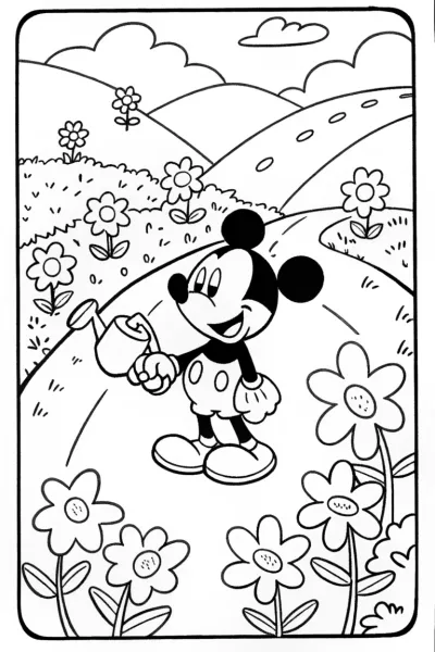 Mickey’s Magical Garden Adventure with Flowers and Fun