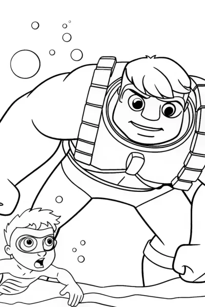 Hulk’s underwater rescue mission