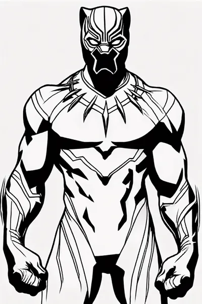 Black Panther Coloring Adventure