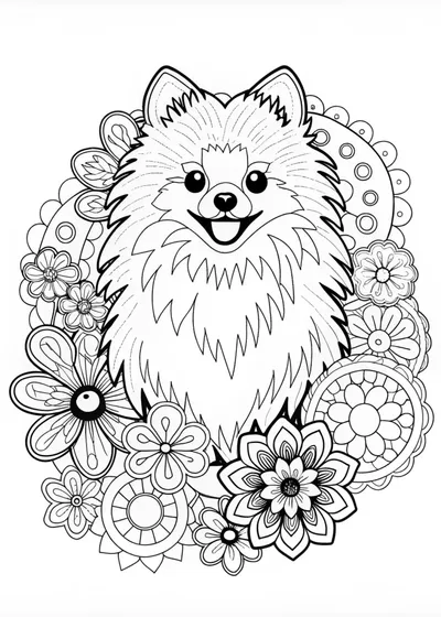 Detailed Pomeranian