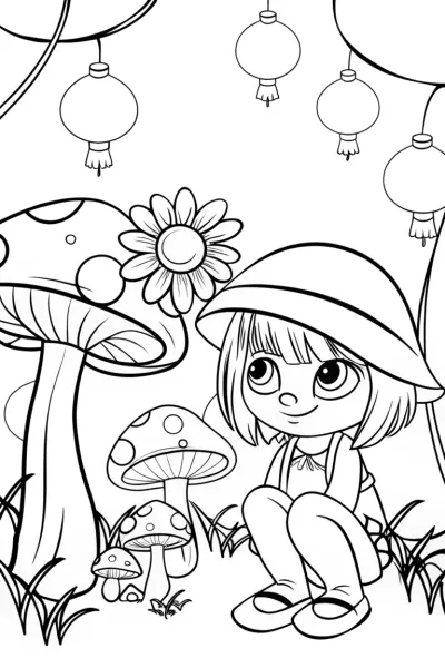Gabby’s Enchanted Garden Adventure Coloring Fun