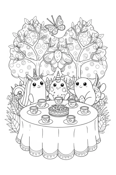 Squishmallow Tea Party Adventure with Friends