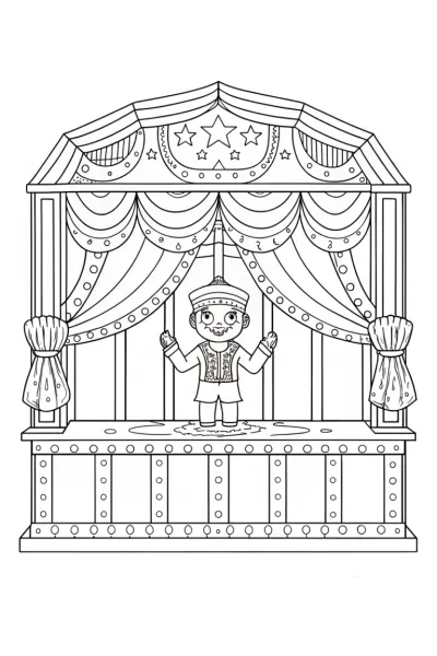 Luigi shadow puppet show