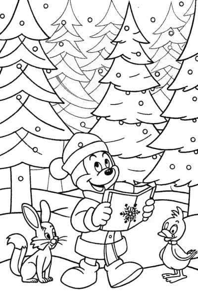 Mickey Mouse’s winter wonderland quest