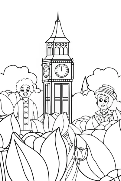 Super Sonic in a magical garden