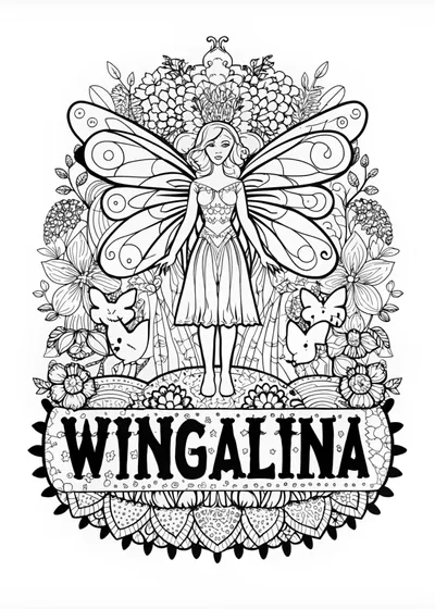 Fairy Princess Wingalina’s Magic Garden