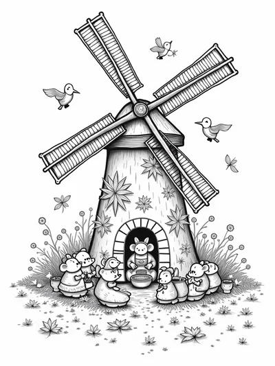 Thanksgiving in the whimsical windmill