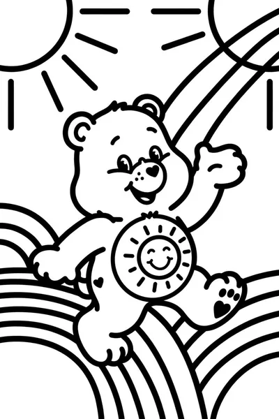 Funshine Bear Sunshine Coloring Page