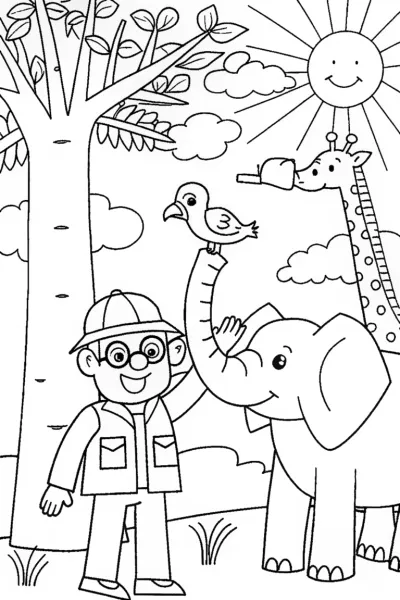 Blippi’s Fun Day at the Animal Kingdom Adventure