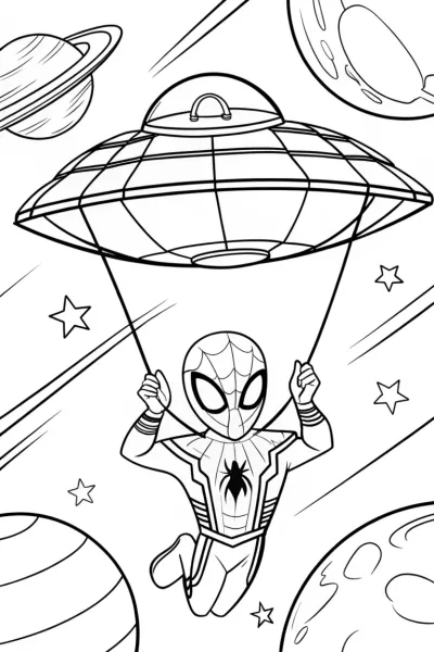 Miles Morales space tea party