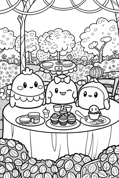 Squishmallow Tea Party Fun with Friends