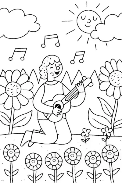 Musical Garden Adventure with the Happy Musician