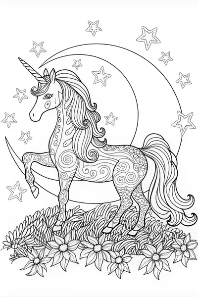 Unicorn’s Moonlit Valley Adventure