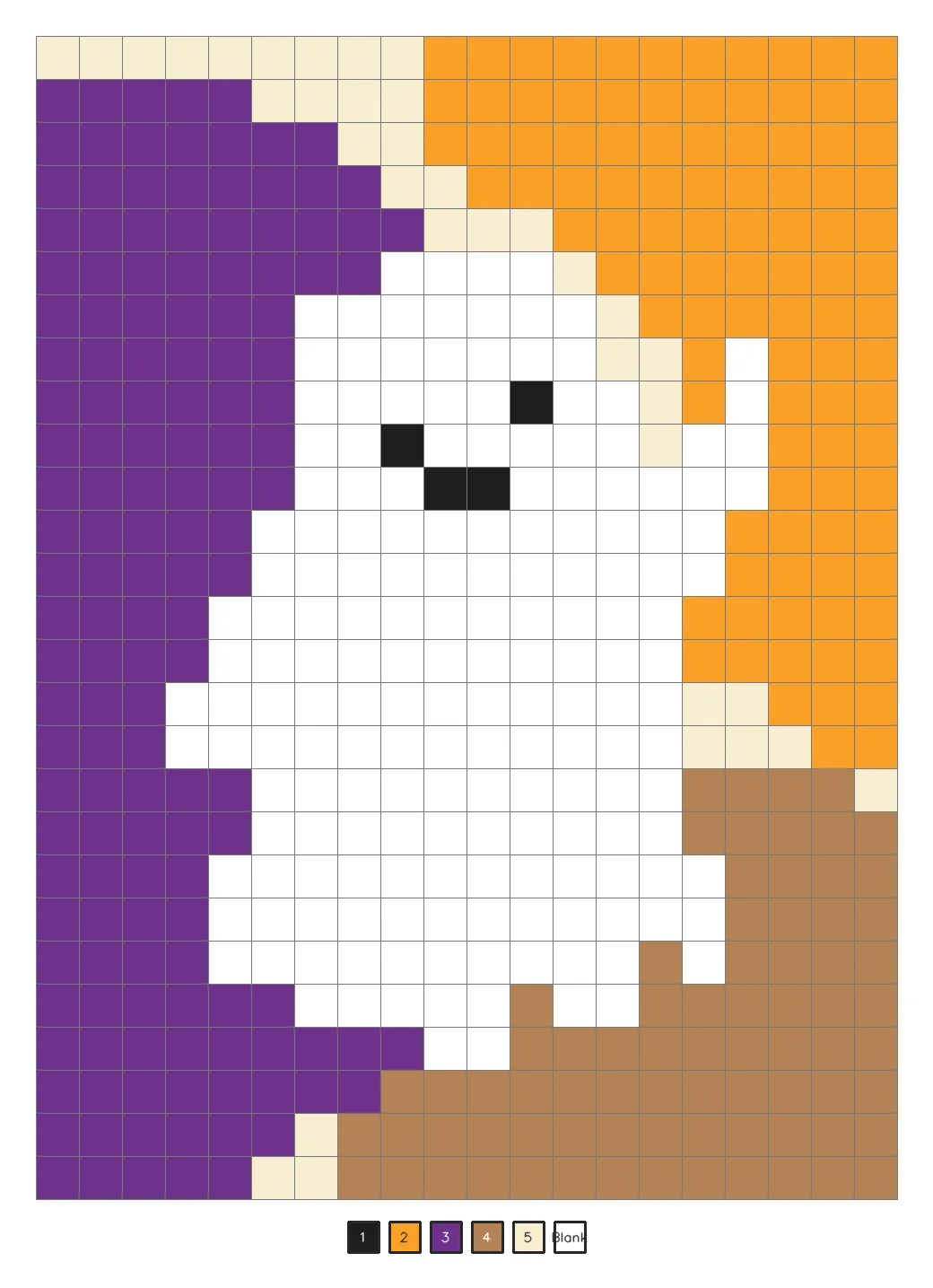 Answer key: a friendly white ghost