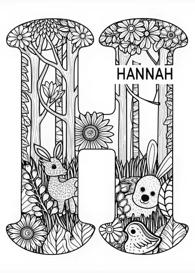 Hannah’s Animal Coloring Adventure