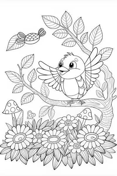 Happy Bird and the Wiggly Worm