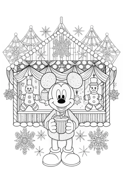 Mickey Mouse’s Magical Christmas Market Adventure