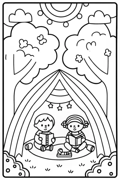 Rainbow Dreams in a Cozy Treehouse Adventure