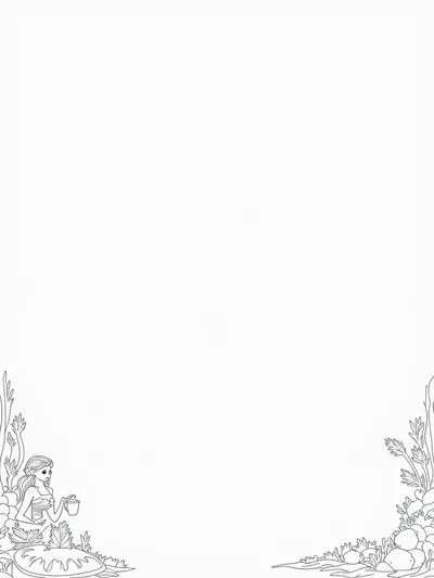 Little mermaid tea party