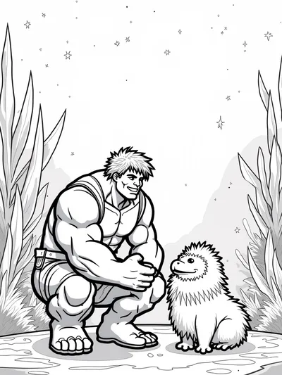 Hulk as a cosmic park ranger