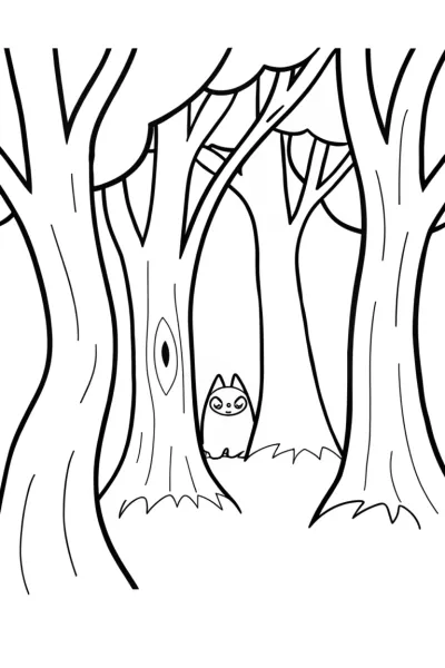 Monsters in a whispering forest