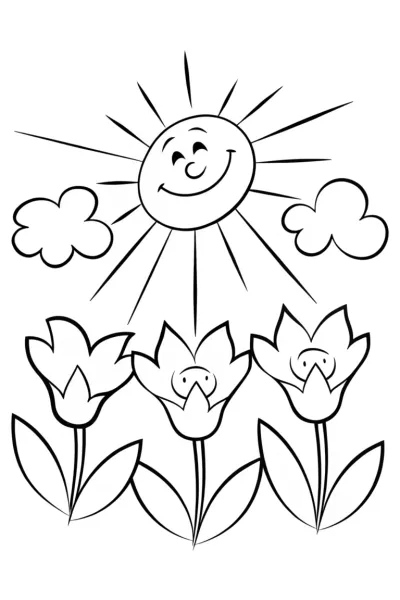 JJ’s Magical Music Garden Coloring Page