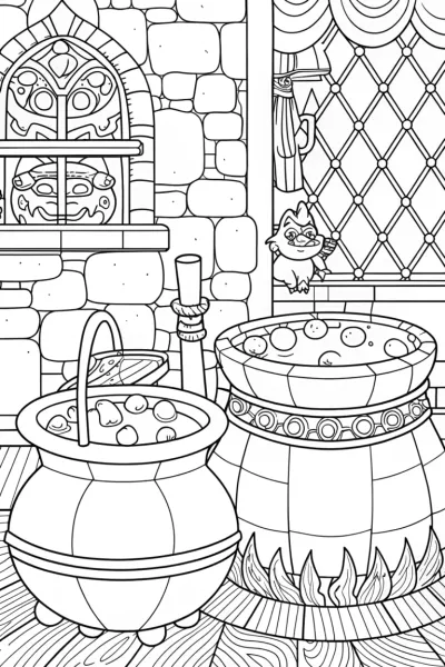 Bowser brewing potions