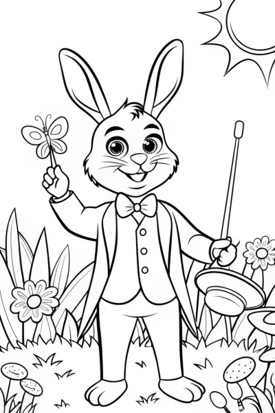 Banban’s Nature Symphony Coloring Page