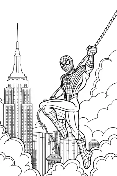 Spider-Man Soars Through the City!