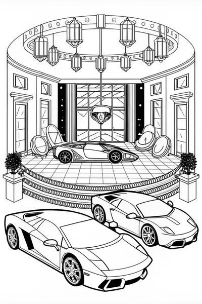 Lamborghini Showroom Bliss