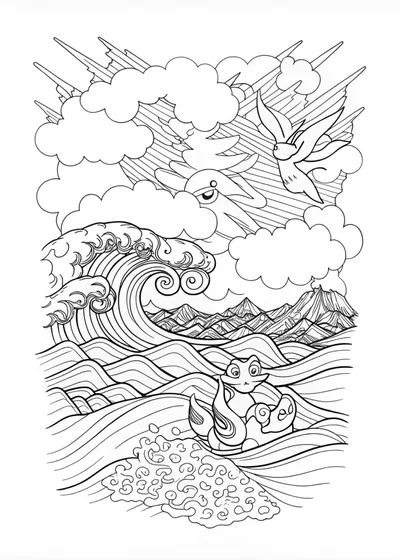 Sceptile Coloring Page Adventure