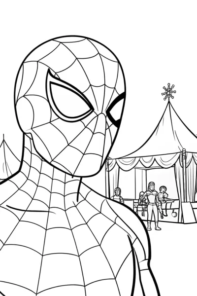 Spider-Man at the Renaissance fair