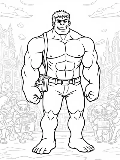 Hulk as the galactic postmaster